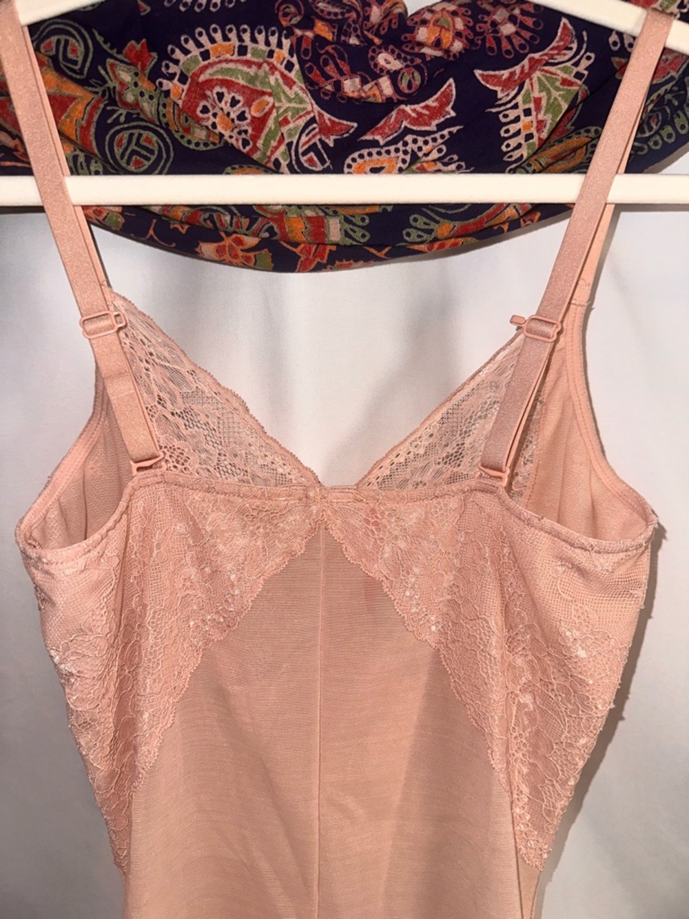 SPANX Lace-Trim Shaping bodysuit in Blush - Picture 4 of 7